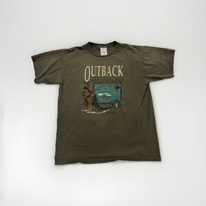 1986 Single Stitch Vintage Alore Outback Kangaroo Graphic T-Shirt Sz L USA